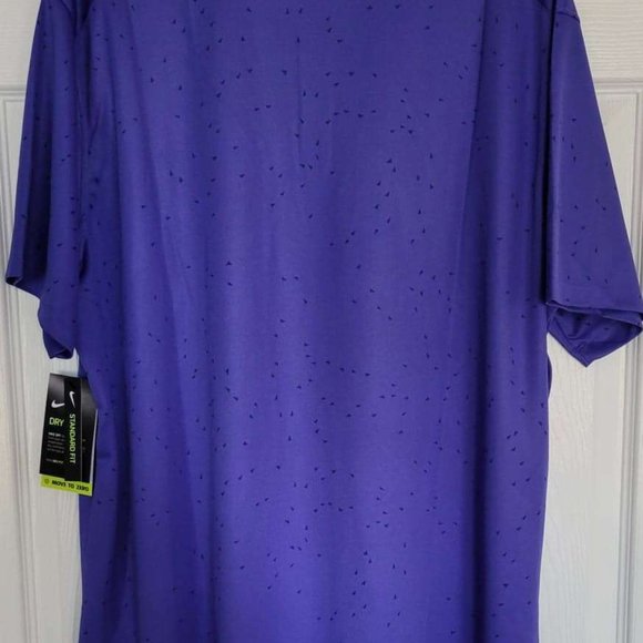 NEW - Men's Nike Dri-Fit Victory Golf Shirt, Standard Fit - Blue - Picture 2 of 3